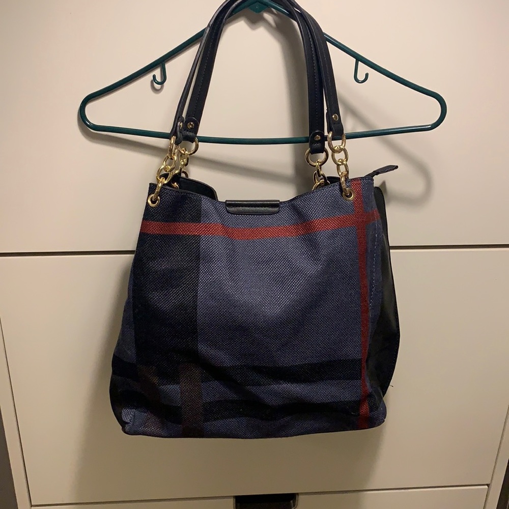 Plaid purse